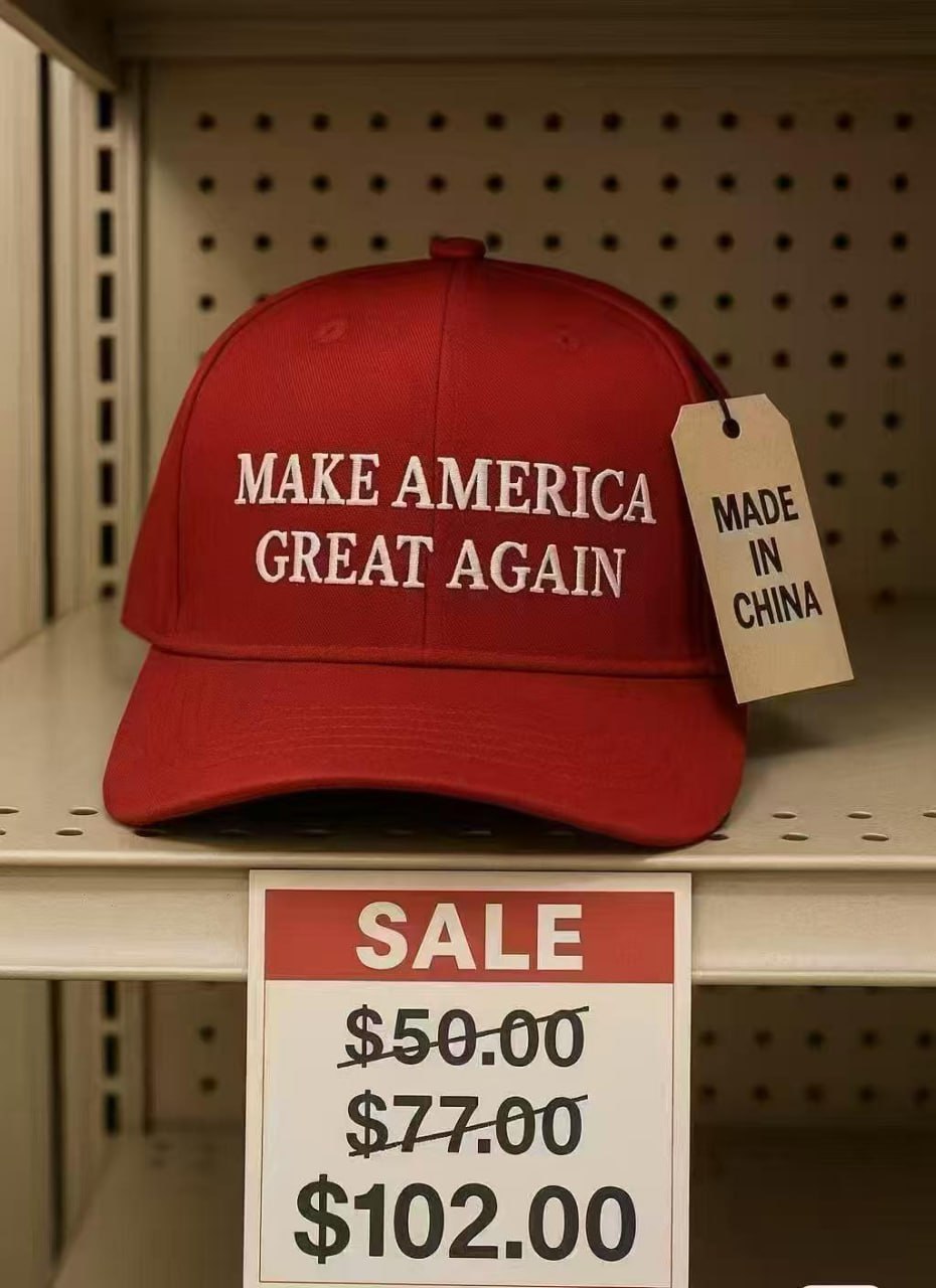 a red hat with the words make america great again on it